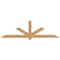 Ekena Millwork Kennewick Timber Gable Bracket, Western Red Cedar, 108"W x 31 1/2"H x 3 1/2"D x 5 1/2"F, 7/12 Pitch GBW108X31X0406KEN00SWR - alternate 1